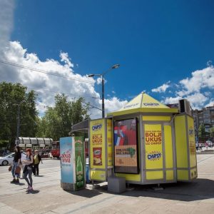 Beograd - LED Ekran - Ruzveltova (Vukov spomenik)
