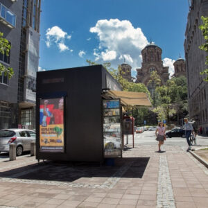 Beograd - LED Ekran - Ugao Takovske i Kosovske