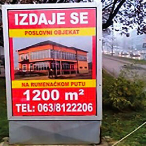 Novi Sad - City light  - Bul kralja Petra, kod Lovotursa Z